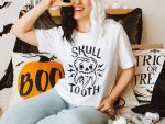1. Dental Halloween Shirts- unisex white
