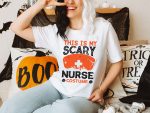 1. Nurse Halloween Shirt Unisex- White
