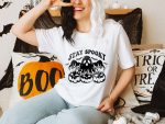 1. Spooky Halloween Shirts- Unisex white