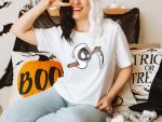 10. Ghost Halloween Shirt Unisex