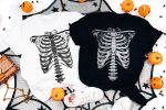 10. Halloween Skeleton Shirt Combo