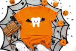 11. Dental Shirt For Halloween Orange