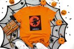 11. Scarecrow Halloween Shirt Orange