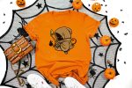13. Ghost Halloween shirts - Orange