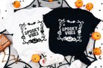 13. Spooky Halloween Shirts - Black & White