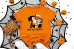 14. Couple Halloween Shirts- Orange