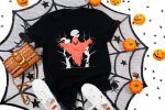 14. Ghost Halloween shirts -Black