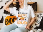 3. Teacher Halloween Shirts - White Unisex