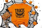 3. Trick or Treat Shirts Orange