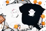 4. Halloween Boobee Shirt - Black _ White