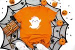 4. Halloween Boobee Shirt - Orange