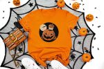 4. Pumpkin Shirt For Halloween Orange