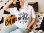 4. Spooky Halloween Shirts- Unisex White