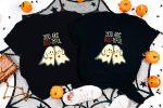 5. Halloween Couple Shirts Combo