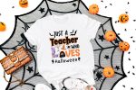 5. Teacher Halloween Shirts - White