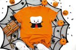 8. Dental Halloween Shirts Orange