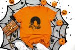 8. Orange Ghost Shirts For Halloween