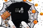 9. Ghost Halloween Shirt Black