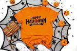 9. Orange Halloween Trick or Treat Shirts