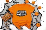 9. Spooky Shirt Halloween Orange