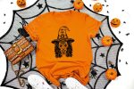 15. Halloween Witch Shirt - Orange