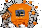 17. Halloween Cat Shirt - Orange