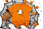 17. Halloween Cute Shirt - Orange
