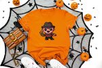 18. Cute Halloween Shirt - Orange