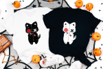 18. Halloween Cat Shirt - Combo