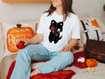 18. Halloween Cat Shirt - Unisex