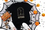19. Witch Halloween Shirt - Black