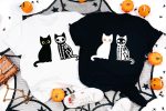 3. Cat Halloween Shirt - Combo