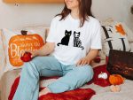 3. Cat Halloween Shirt - Unisex