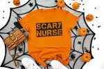 16. Nurse Shirts For Halloween Orange